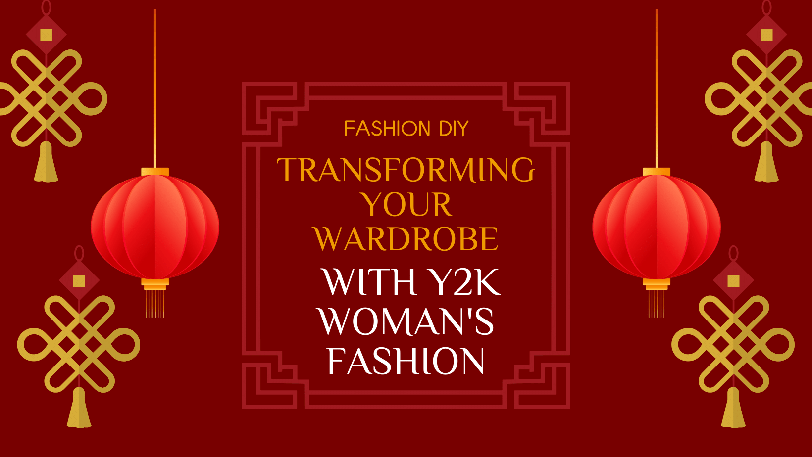 Fashion DIY Transforming Your Wardrobe with Y2K Woman's Fashion